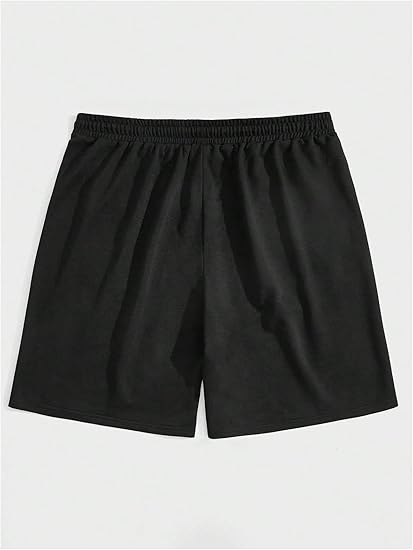 Men's Graphics Shorts Drawstring Waist Print Workout Track Streetwear Shorts with Pocket
