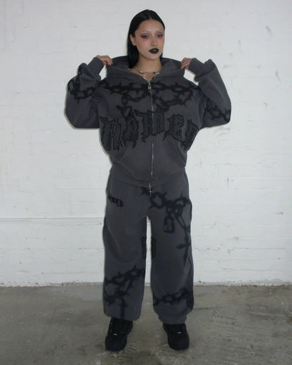 chains sweatpants cast iron