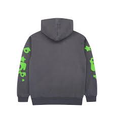 Sp5der Worldwide Beluga Sweatshirt Slate Grey