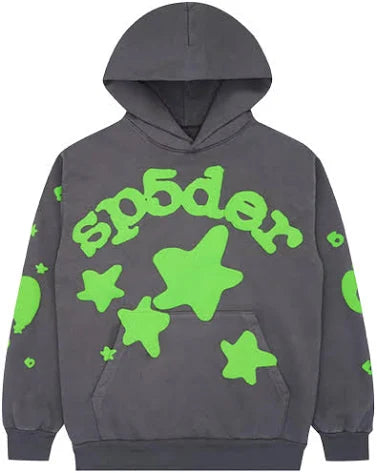 Sp5der Worldwide Beluga Sweatshirt Slate Grey